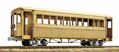 HOn30/HOe Imon Kubiki Railway Hoha-2 Passenger Car Brass Kit Narrow Gauge Coach