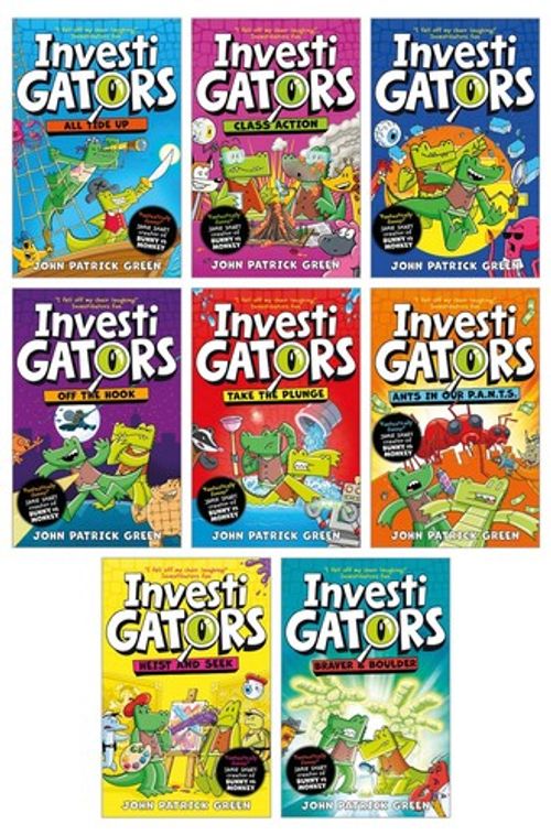 InvestiGators 8 Book Set John Patrick Green Books 1-8 - NEW (Free delivery)