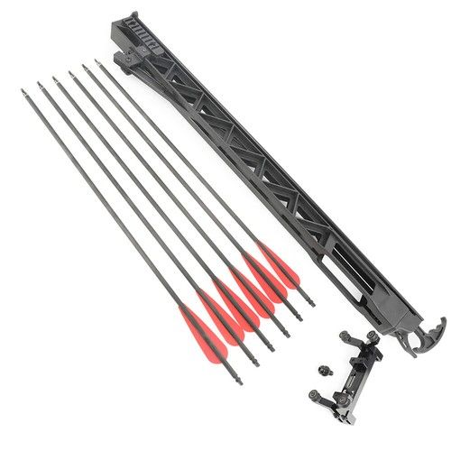 Archery Rapid Bow Shooter Launcher 6x Arrows Compound Bow Continuous Shooting