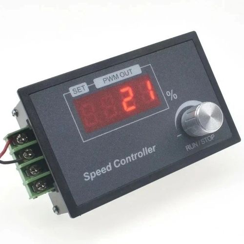 DC6-60V 12V 24V 48V 0-30A PWM Motor Speed Controller LED 0--100% Speed Switch — image 2
