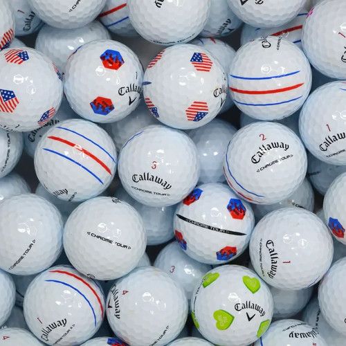 Callaway Chrome Tour Lake Golf Balls Grade A Premium Recycled Golf Lake Balls