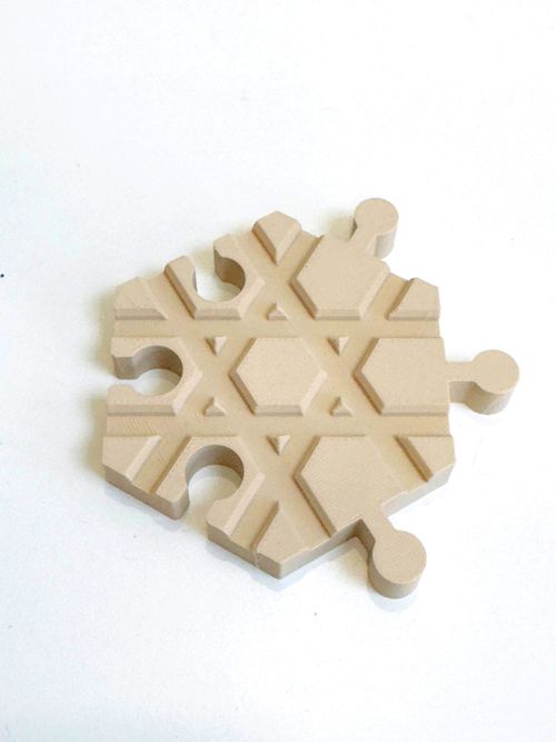 8pc Wooden Train Track Expansion Pack Flexi Track Junctions Connectors Fits Brio — image 5