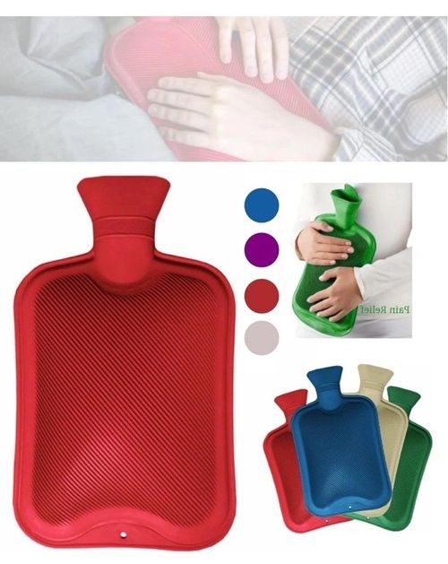 Large 2L Leak Proof Hot Water Bottle Rubber Warm Bottle Bed Winter Pack 2 SALE — image 2