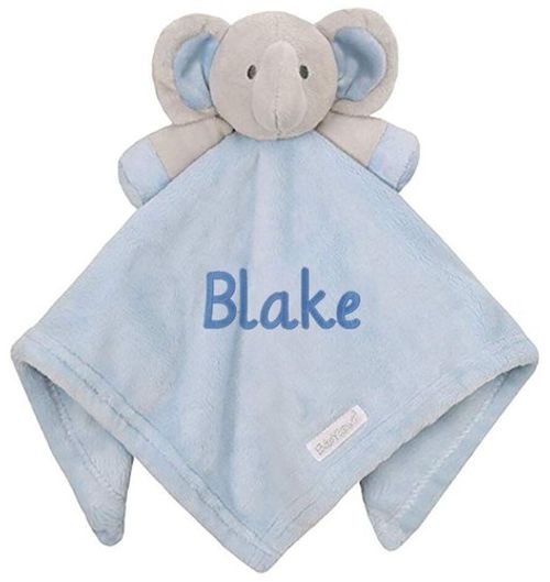 Personalised Baby Comforter Boy Girl Blanket Elephant  Unicorn Baby Gift Blankie