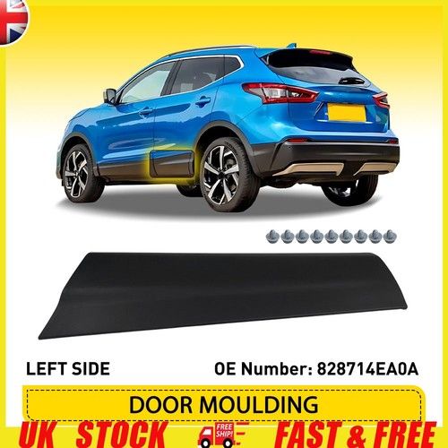 Rear Left Side Door Trim protection Strip for Nissan QASHQAI 13-On 82871 4EA0A