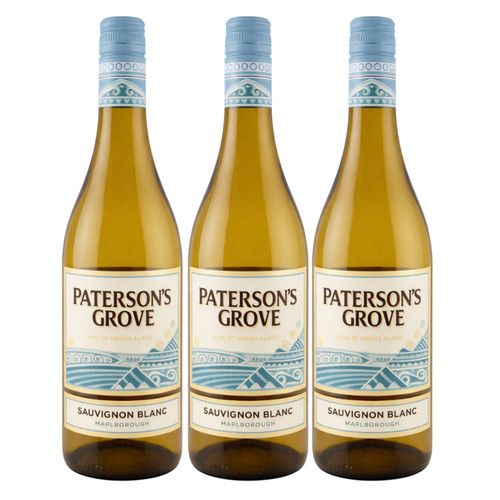 Patersons Grove Sauvignon Blanc 3x75cl | Crisp New Zealand White Wine