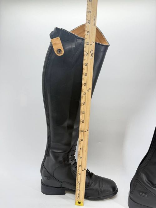 Treadstone Women’s Black Leather Tall Field Riding Boots Size 6R Equestrian — image 4