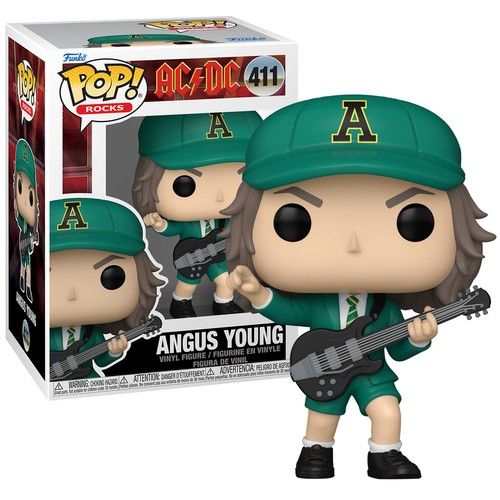 Funko POP! Rocks AC/DC Angus Young in Green Outfit Vinyl Figure No 411