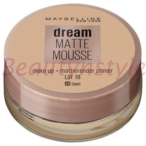 Maybelline Dream Matte Mousse Make Up Foundation + Primer - Choose Your Shade
