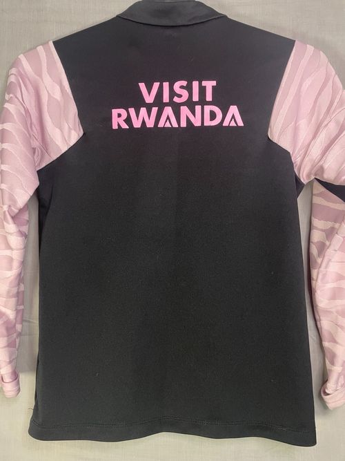 Nike PSG Paris Saint Germain Training Top Size 14 Black Pink Dri-FIT Football — image 4