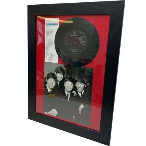 The Beatles I Want To Hold Your Hand Framed Memorabilia Parlophone Vinyl Record