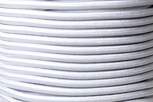 ELASTIC BUNGEE ROPE SHOCK CORD TIE DOWN WHITE BLACK VARIOUS LENGTH / THICKNESS — image 2