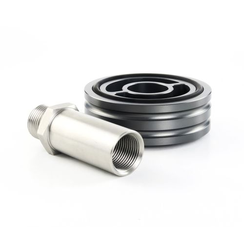 HEL Performance Solid Billet Oil Filter Sandwich Plate Spacer M20 — image 3
