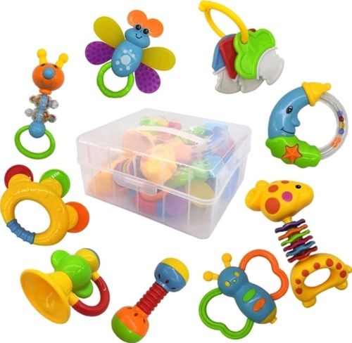  Baby Rattles Toys Set Infant Grab Shake Rattle Toys 18 Months Sensory  — image 11