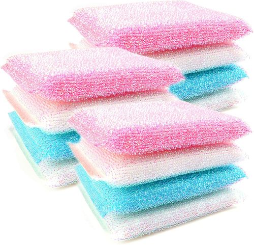 Non-Scratch Scouring Pads Pearl Scourers 24 Multi-Purpose Cleaning Non Stick Pan — image 1