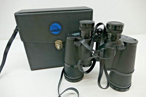 Hans Weiss Optik Binoculars 10x50 Field 5 Degrees Black In Hard Case