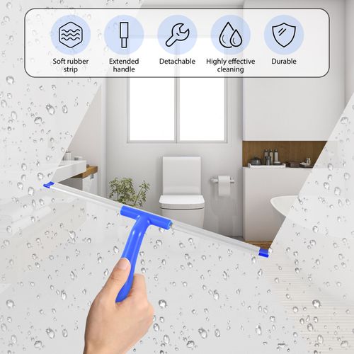 Professional Large Window Cleaner Equipment Glass Cleaning Telescopic Squeegee — image 4