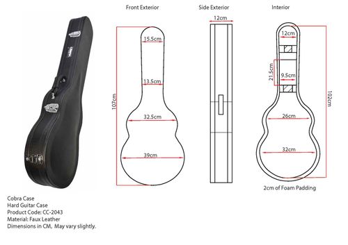 Electric Guitar Hard Case for LP Style Guitars — image 3