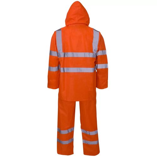 Hi Viz Rainsuit 2 Piece Set High Visibility Waterproof Tracksuit Hi Viz Workwear — image 3