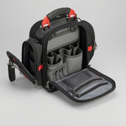 Tool Backpack Heavy-Duty Tool Backpack with Front Pocket Rugged for Home Repairs — image 3