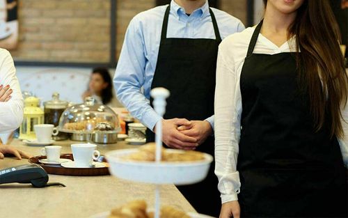 Unisex Adult Apron Men's Ladies Cooking Baking Kitchen BBQ Catering Chef Plain — image 4