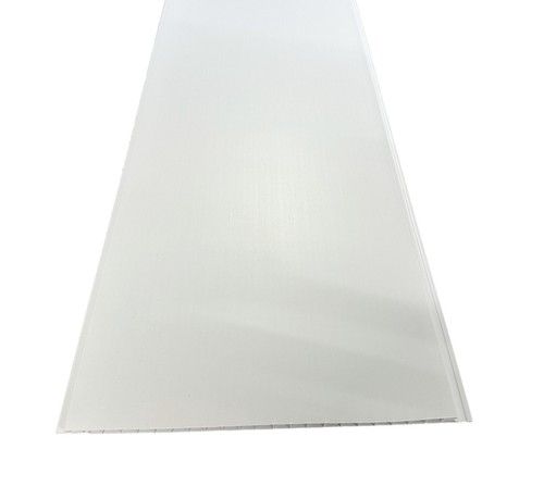 Plain White Matt 8mm PVC Bathroom Ceiling Cladding Kitchen Panels Shower Wall