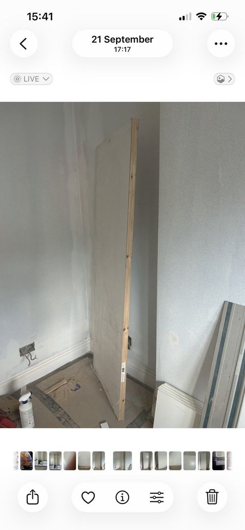 Brand New FD30 Fire rated flush door still wrapped in its package — image 2
