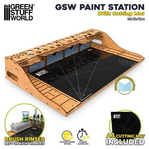 Green Stuff World Paint Station Cutting Mat Hobby Workstation RM24