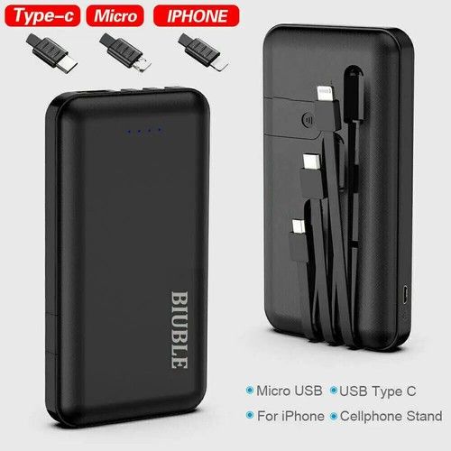 Power Bank 900000mAh Fast charger Pack USB External Battery For Mobile Phone