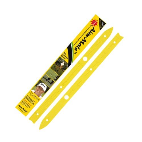 Aim Mate Golf Alignment Aid - rubber alignment strips x 2  - easily portable