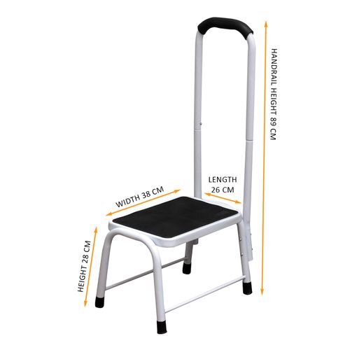 NON SLIP SAFETY KITCHEN BATH DISABILITY AID STOOL Metal MOBILITY SHOWER STEP — image 2