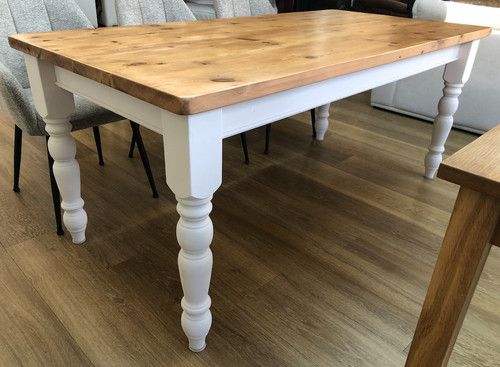 Farmhouse Dining Table And Bench Sets Handmade Dining Table Set Rustic Dining
