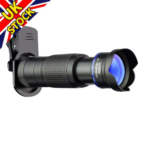 36X Phone Camera Lens Telephoto 4in1 Telecope Zoom  Fisheye Wide Angel Lens — image 1
