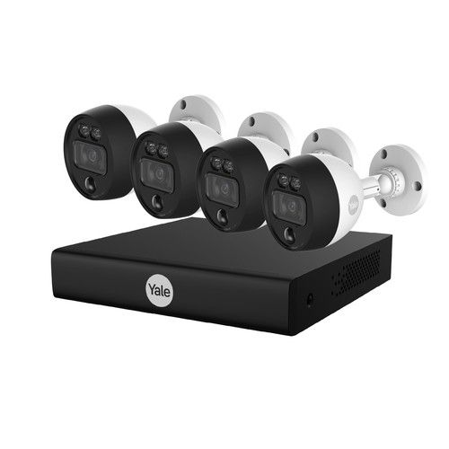 Yale 4 Cam 8 Channel CCTV Kit Black Smart Home Security Camera - Refurbished