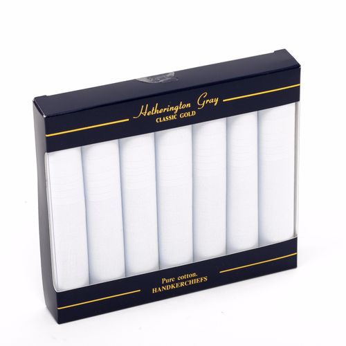 100% COTTON HANDKERCHIEFS HANKIES HANKYS MENS Quality Gift of 3/7/12 LOT CHOICES — image 1