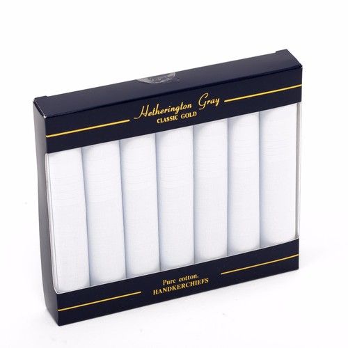 100% COTTON HANDKERCHIEFS HANKIES HANKYS MENS Quality Gift of 3/7/12 LOT CHOICES