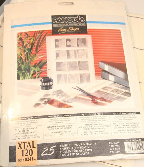 75 x Negative Filing Sheets for 120 Film Acid Free Archival Storage Pages — image 2
