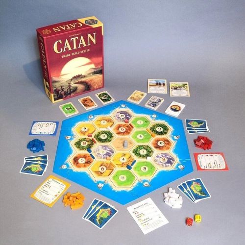 CATAN Board Game 5th Edition Strategy Game – Trade Build Settle- Family Game — image 4