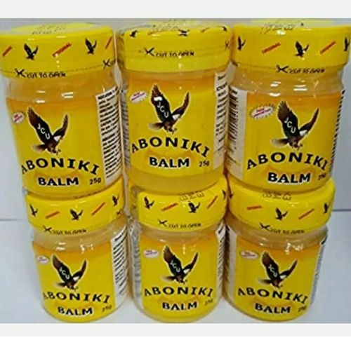 6 x Aboniki Balm Relieves pain, aches, backaches, cold -25g- (6 PACK) Ex 2029 — image 1