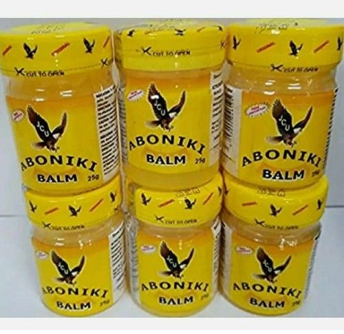 6 x Aboniki Balm Relieves pain, aches, backaches, cold -25g- (6 PACK) Ex 2029