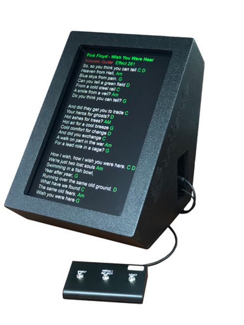 Stageprompter Wedge-03 Singers Lyric  Prompter Teleprompter Telemonitor Autocue