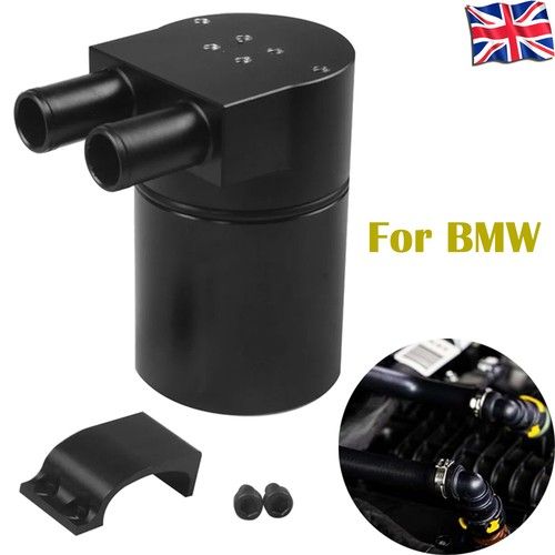 Billet Aluminum Oil Catch Can Tank for BMW N54 335i 535i Hose adapter 19mm