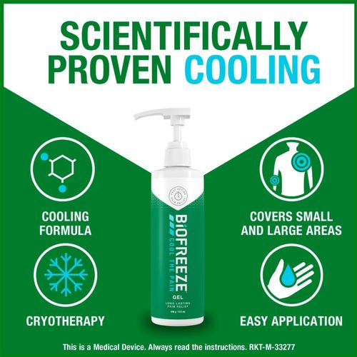 BioFreeze Long Lasting Pain Relief Gel Pump Menthol Cooling Muscle & Joint 473ml — image 3