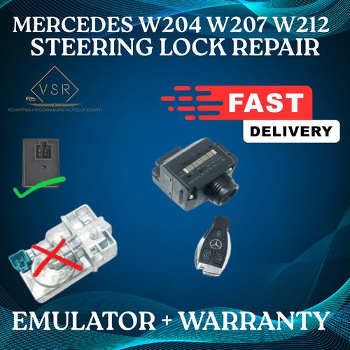 Mercedes W204 W207 W212 EIS Electronic Steering Lock ESL ELV Repair Emulator.