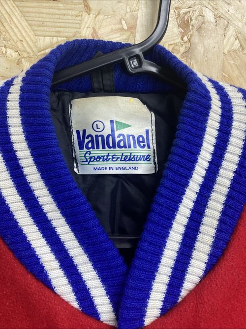 Vintage Arena Essex Speedway Hammers Varsity Jacket By Vandanel Large — image 4