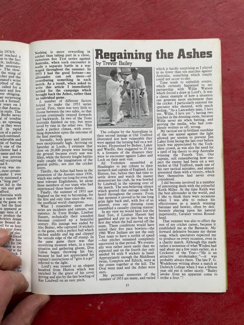 Centenary Test Match, Lords 1980: ticket, scorecard and souvenir programme — image 16