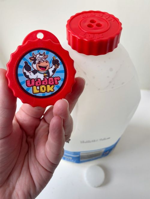 UdderLok-The Original Patented Milk Bottle Lock! Stop People Pinching Your Milk! — image 2