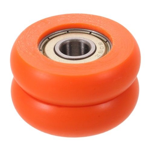 Fitness Machine Replacement Rowing Seat Roller Durable Orange Pom Bearing Steel