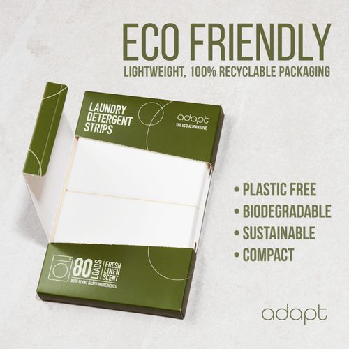 Adapt Laundry Detergent Strips Sheets 80 loads Eco Ultra-Concentrated — image 5