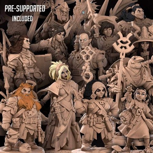 Iconic Hero Fantasy Miniatures | Tabletop Fantasy Resin Miniatures | BTB